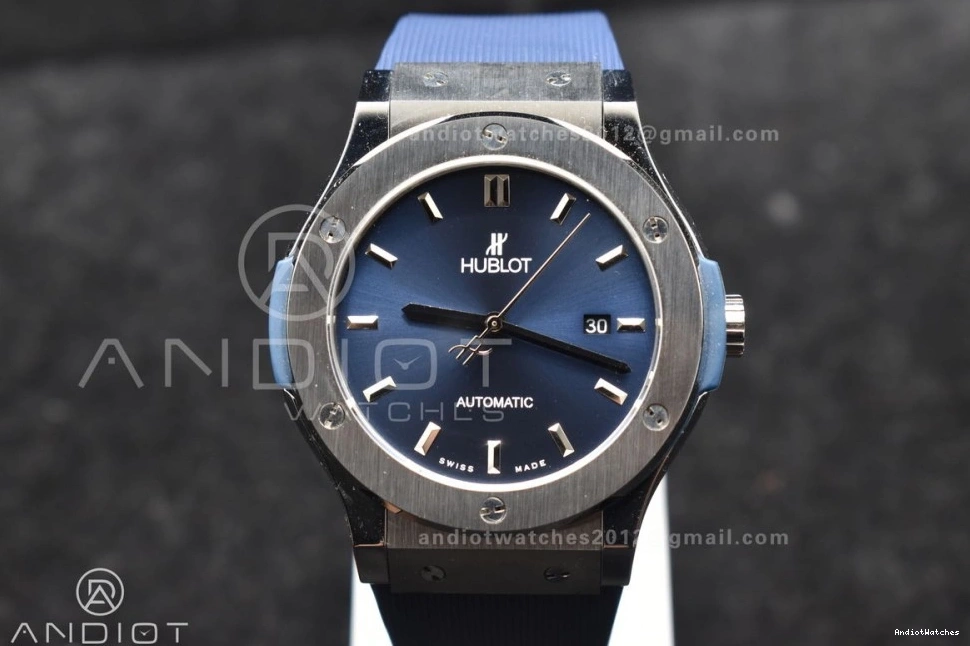 Edition 537 SS 42mm Dial Fusion HBF Packable Blue Gummy Blue Best 1:1 Strap A On 1228